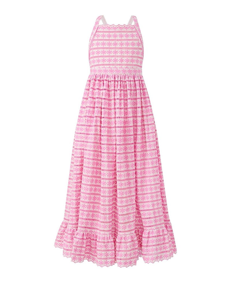Marlo Kids Girls' Odessa Embroidered Maxi Dress - Little Kid, Big Kid