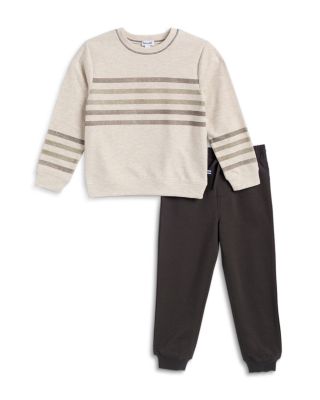 Boys' Sunrise Striped Pullover Sweatshirt & Pants Set - Little Kid