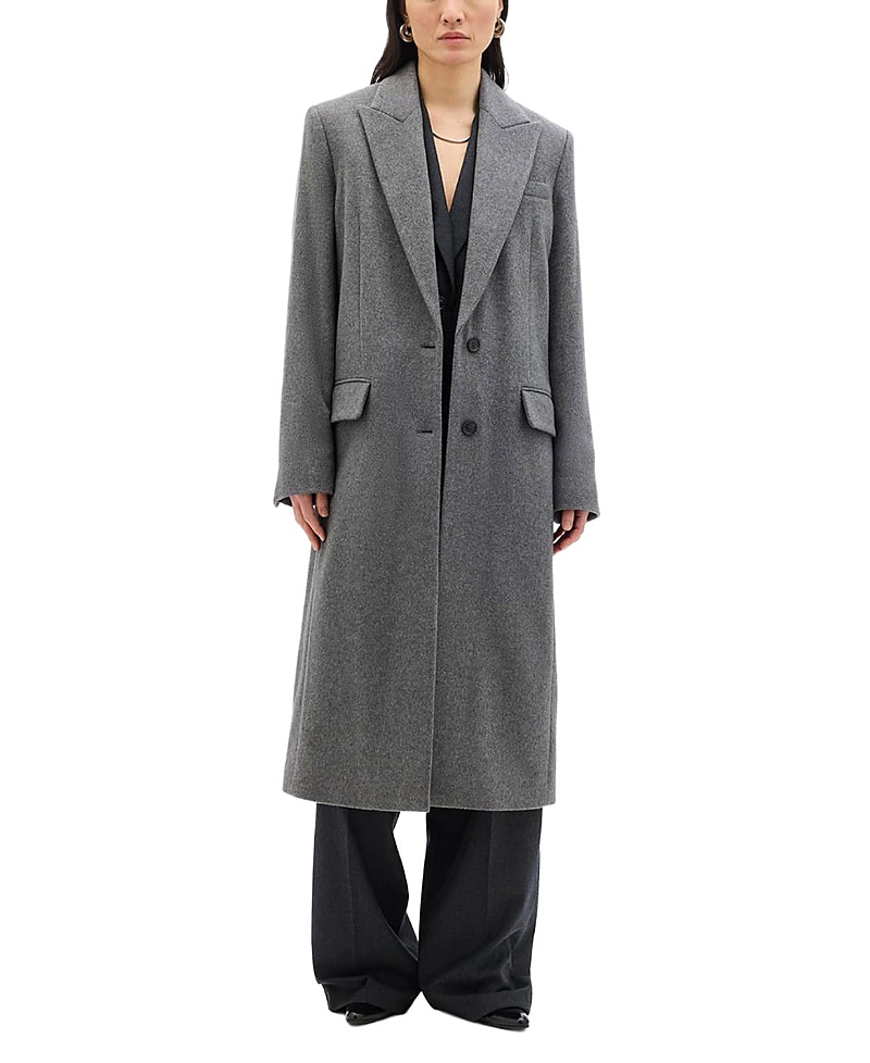 Another Tomorrow Cashmere Tailored Overcoat