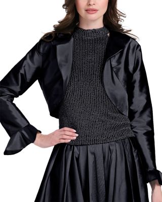 Taffeta Ruffle Bolero