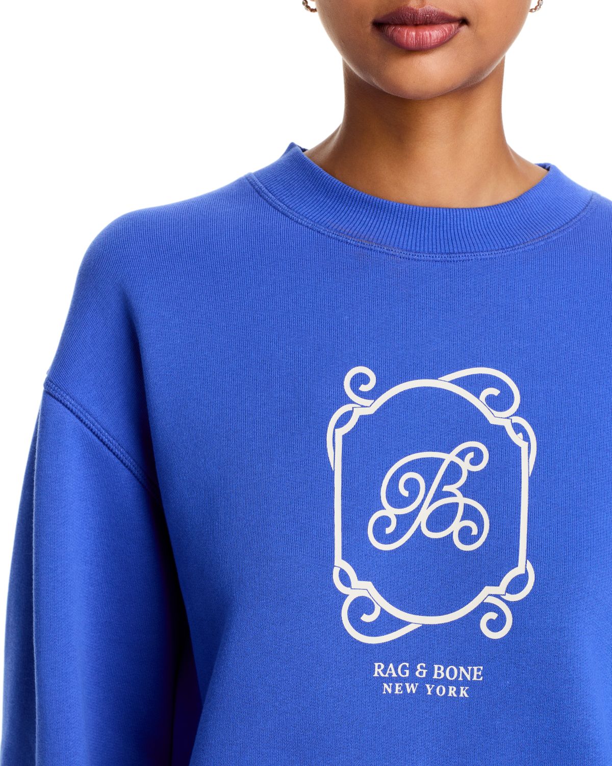 x Bloomingdale's Vintage Terry Oversized Sweatshirt - Exclusive thumbnail 5