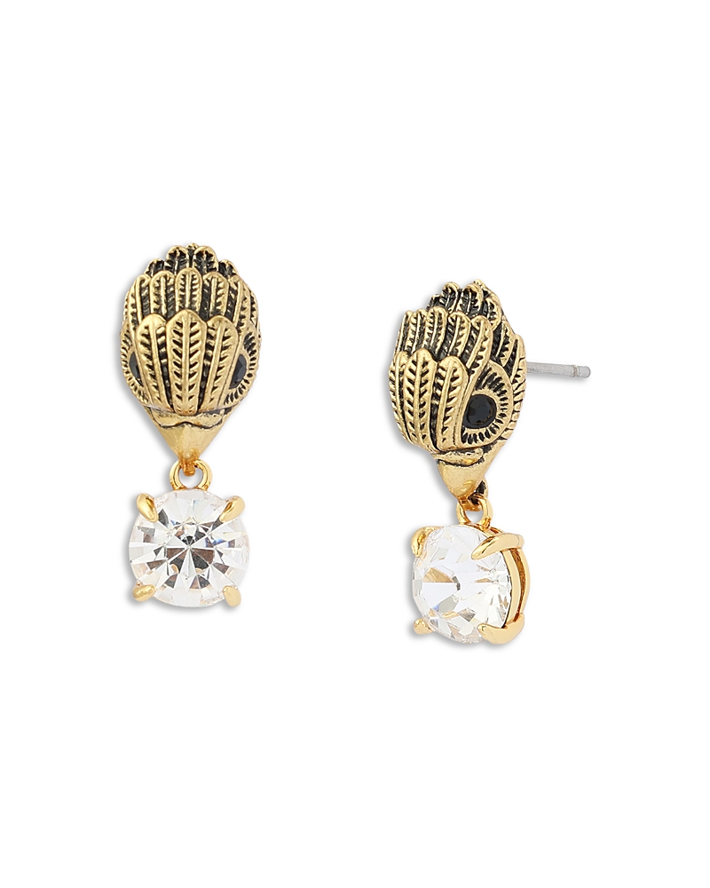 Kurt Geiger London Signature Eagle Stone Drop Earrings · OS