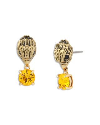 Kurt Geiger London Signature Eagle Stone Drop Earrings