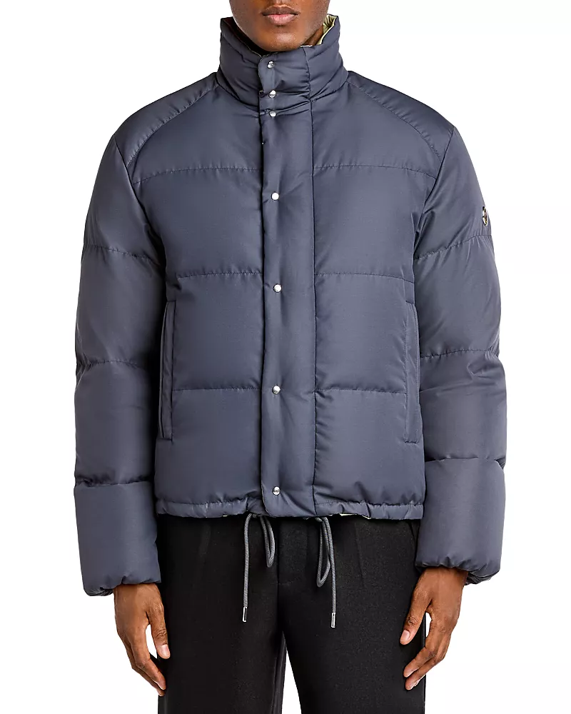 Moncler Verone Stand Collar Quilted Down Puffer Jacket