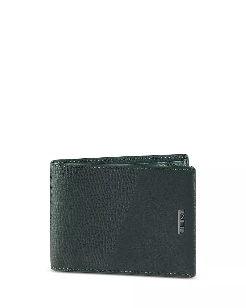 Tumi Leather Double Billfold Wallet