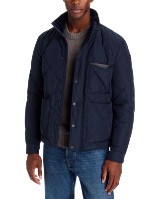 Surlake Diamond-Quilted Short Down Jacket