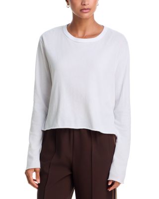 The Long Sleeve Cotton Cropped Tee
