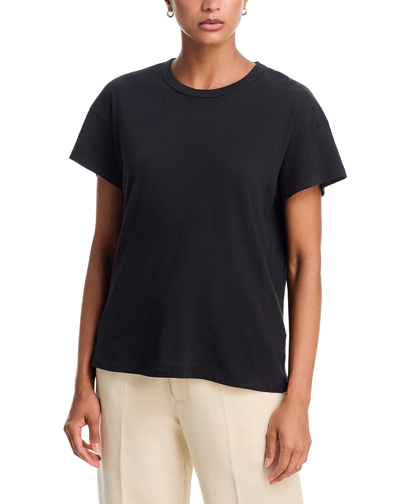 The Great. The Boxy Cotton Crewneck Tee