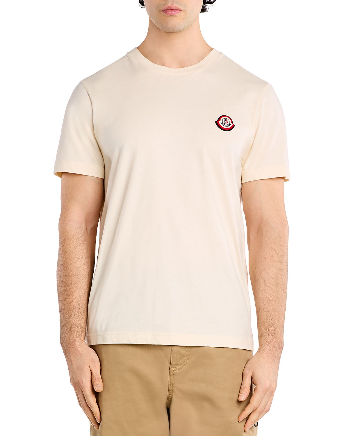 Moncler Cotton Short Sleeve Logo Tee