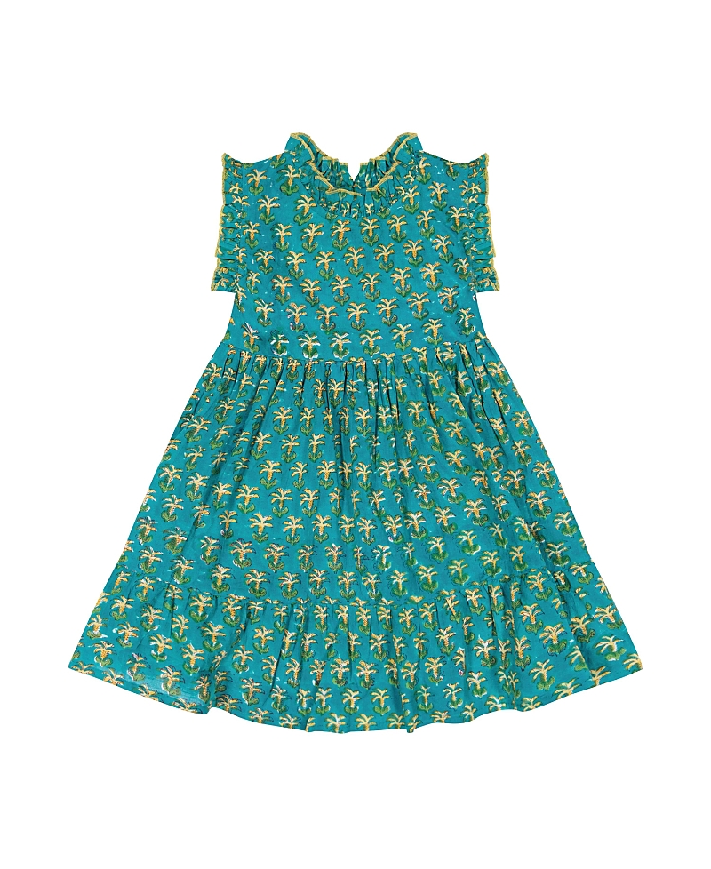Mer St. Barth Girls' Ondine Ruffle Dress - Little Kid