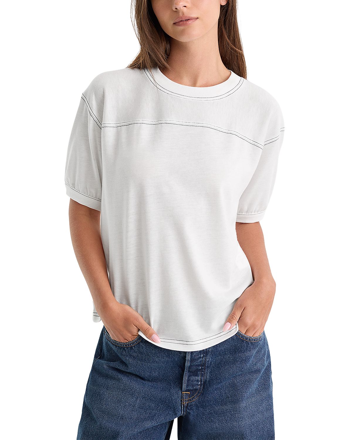 Good American The Gym Short Sleeve Tee