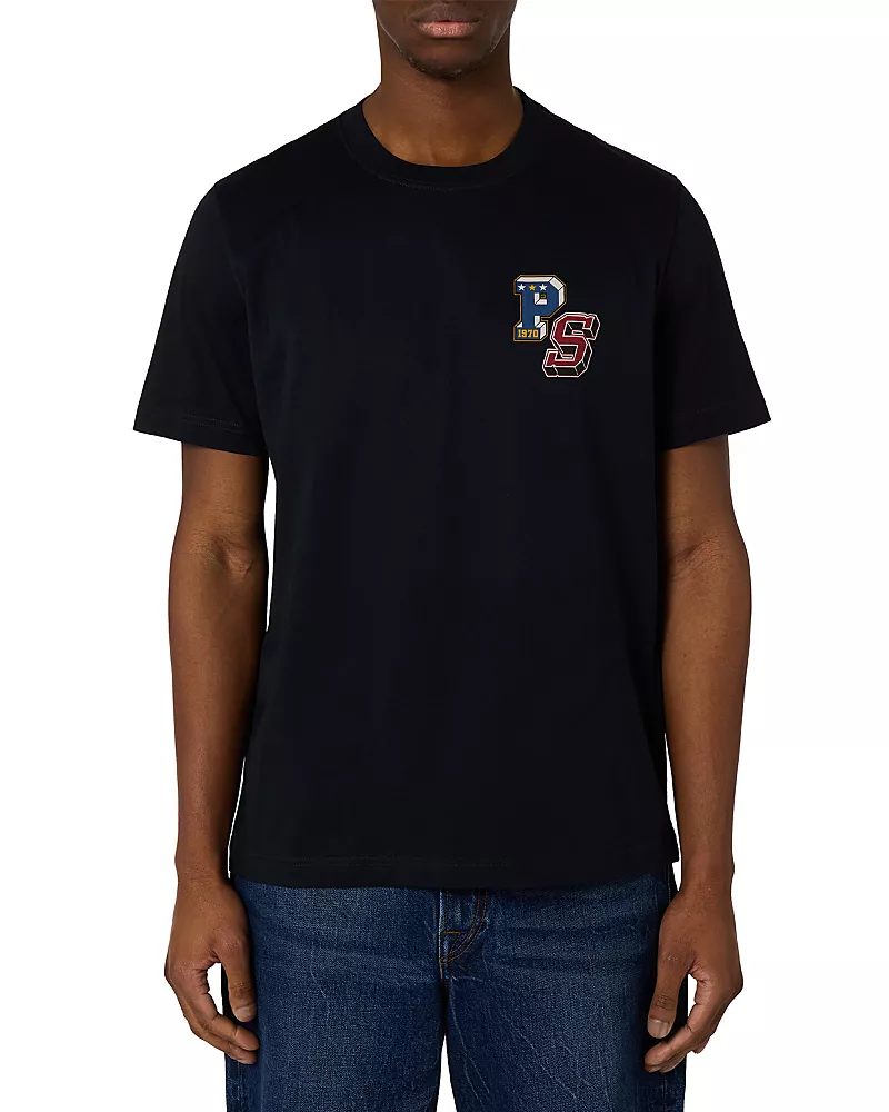 Ps Paul Smith Letter Logo Cotton T-Shirt