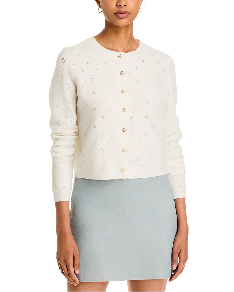 French Connection Dakota Pointelle Knit Cardigan