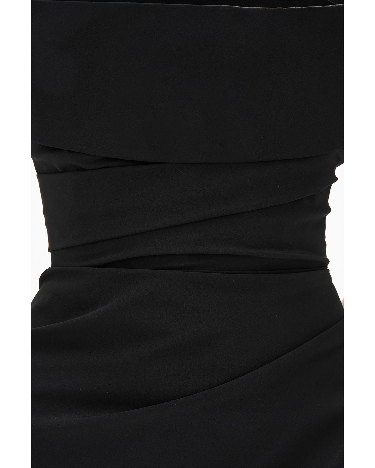 Salma Asymmetric Strapless Gown