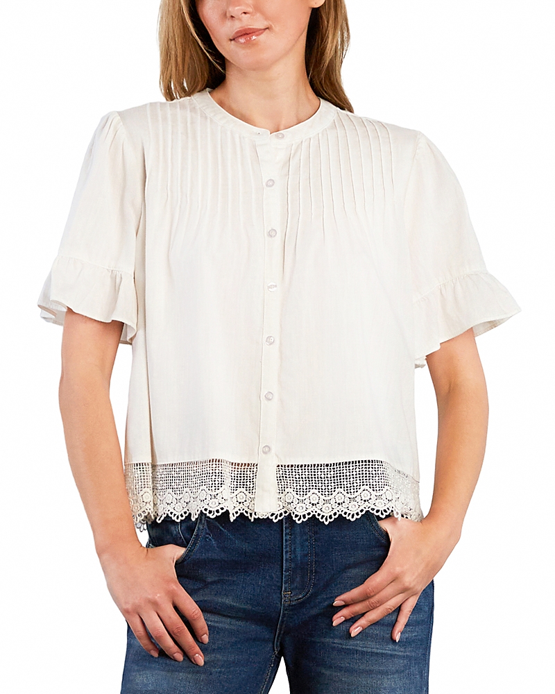 Billy T Cafe Pleats Top