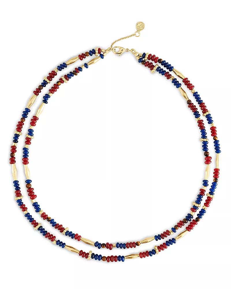 Anabel Aram Milos Beaded Necklace, 17.5