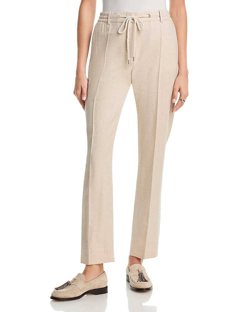 Eleventy Wool & Cashmere Drawstring Pants