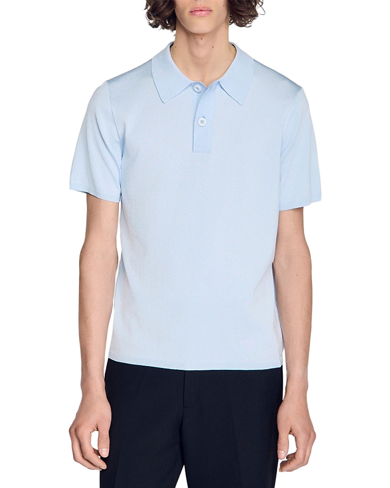 Sandro Pablo Slim Fit Knit Polo Shirt
