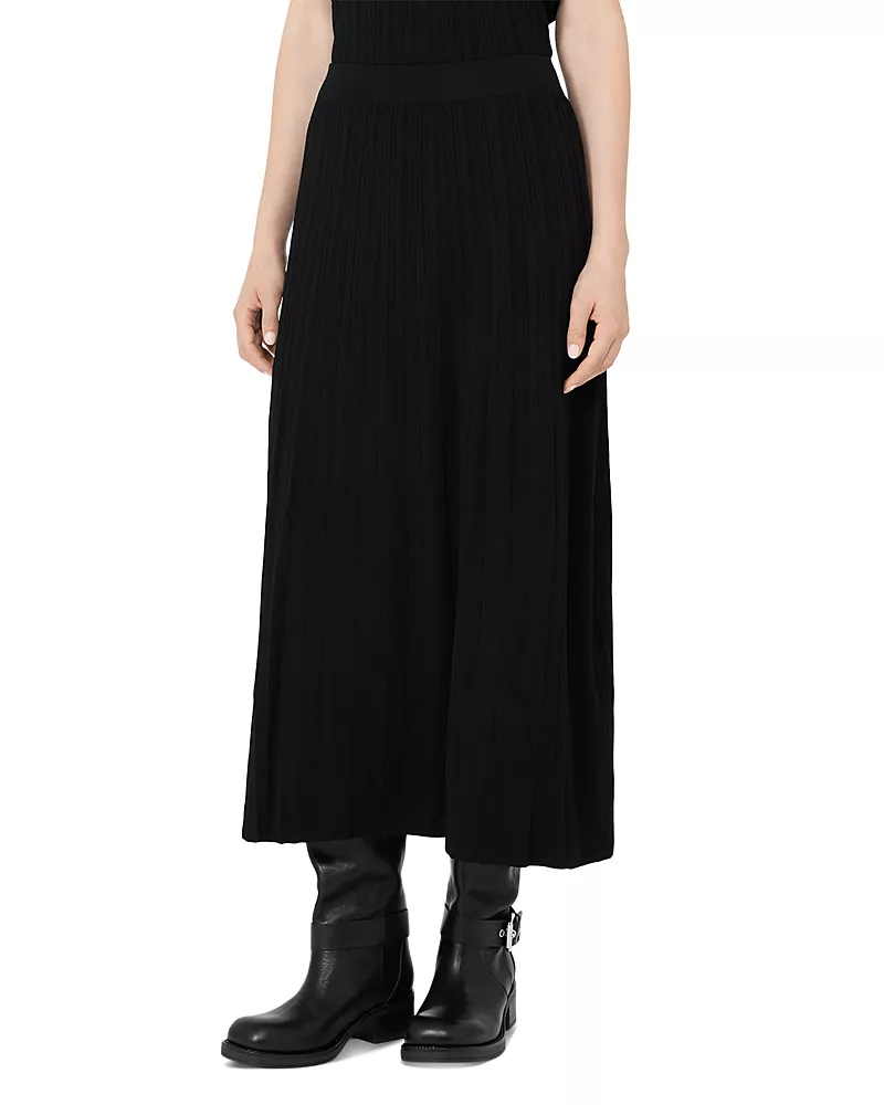Weekend Max Mara Wkdghiglia Pleated Midi Skirt