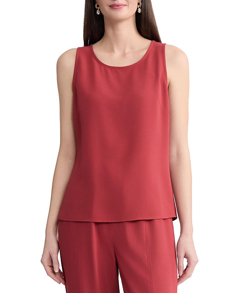 Misook Classic Crepe De Chine Tank Top