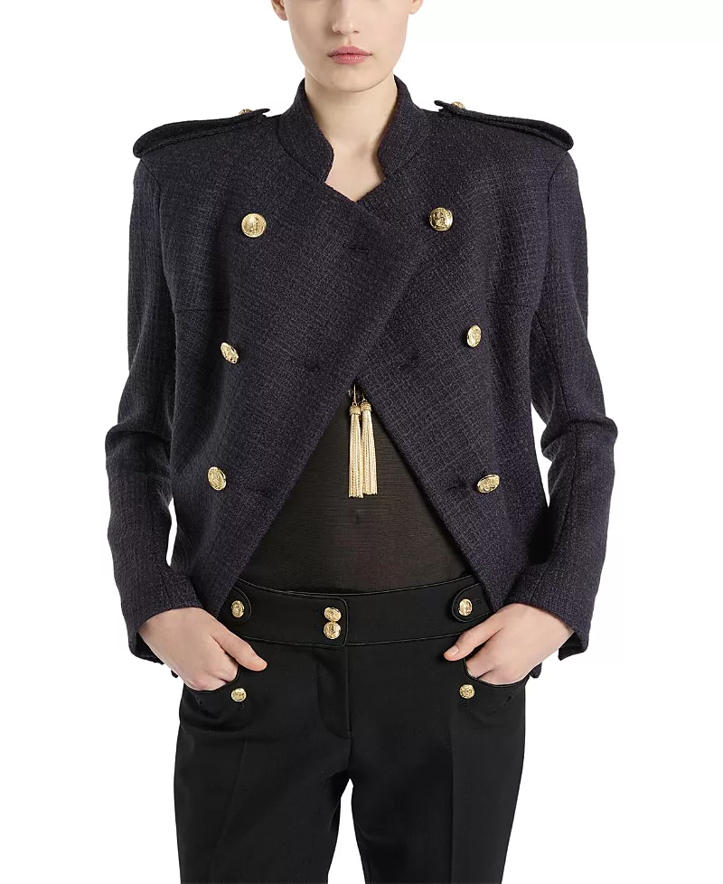 Balmain Tweed 6-Button Jacket
