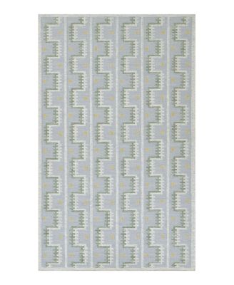 Momeni Scandi SCANDSCN-1BLU Area Rug, 5' x 8'
