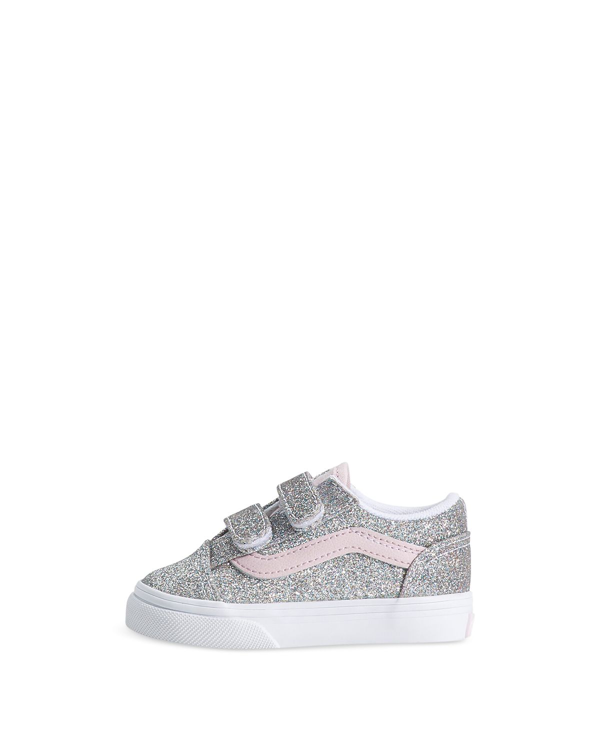 Vans Unisex Old Skool v Glitter Sneakers - Toddler, Little Kid