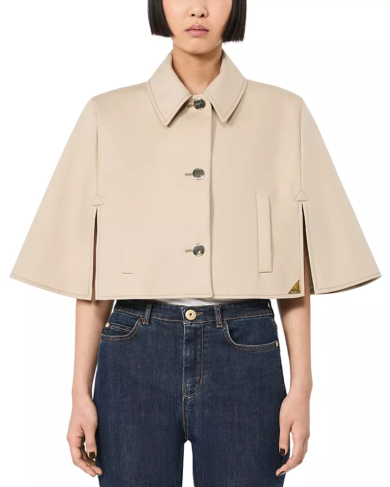 Max Mara Mxapadre Water Repellent Crop Cape