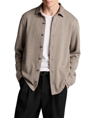 Herringbone Cotton Blend Shirt