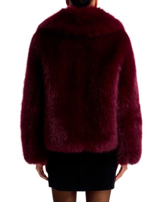 Faux Fur Collar Jacket - Exclusive - thumbnail 4
