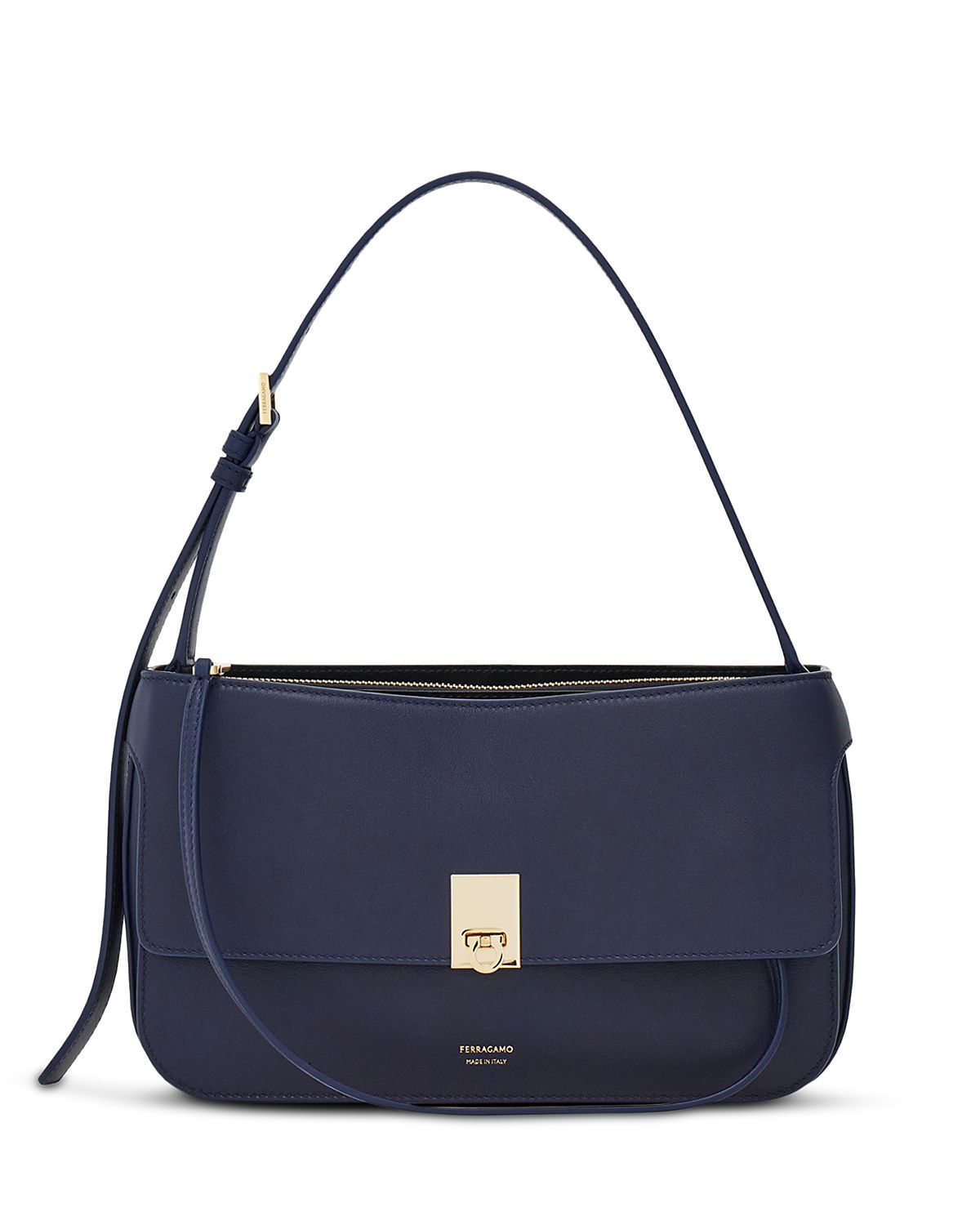 Ferragamo Cara Leather Shoulder Bag