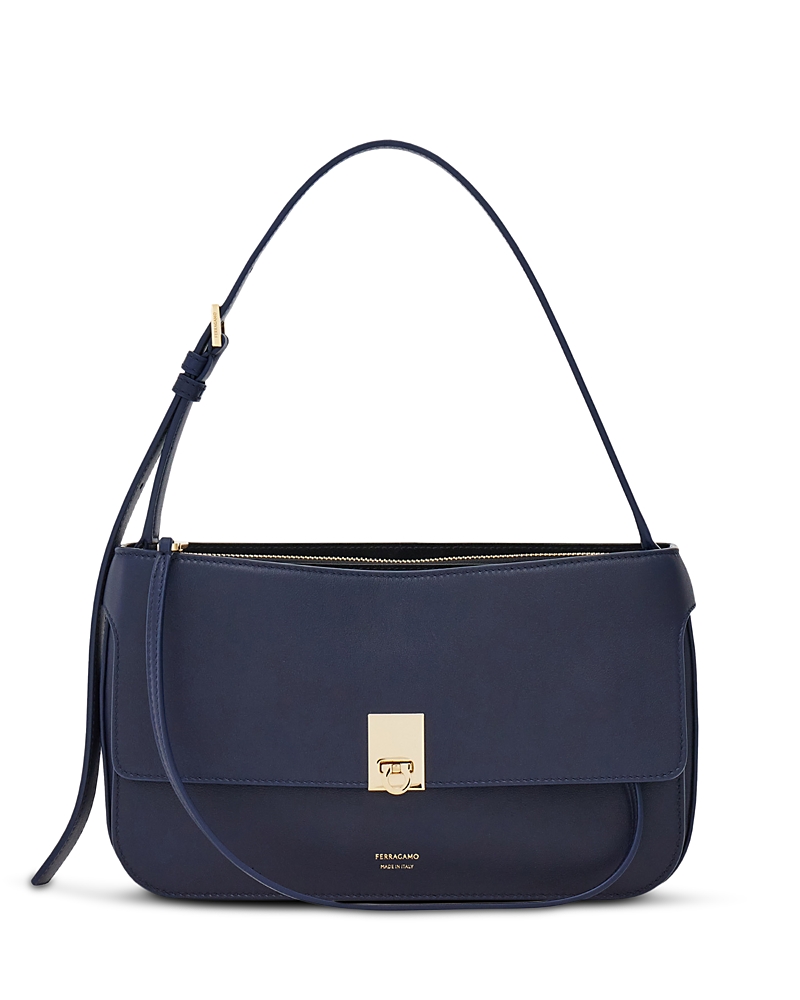 Ferragamo Cara Leather Shoulder Bag · OS