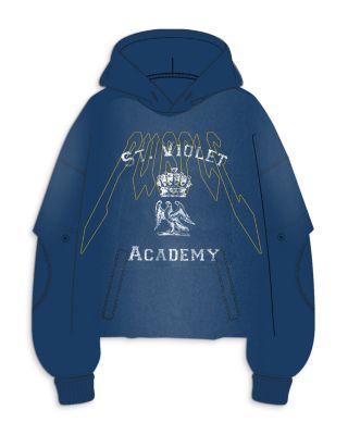 St. Violet Academy Cotton Logo Hoodie