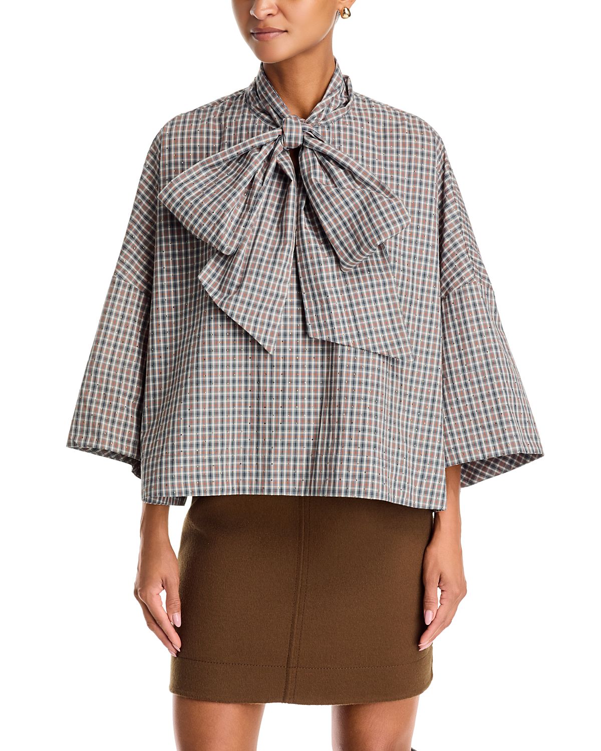 Essentiel Antwerp Kefir Bow Tie Top