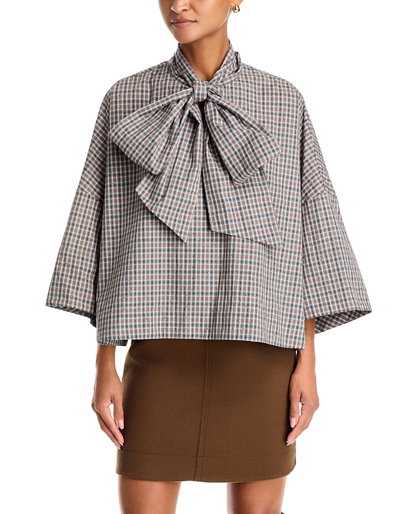 Essentiel Antwerp Kefir Bow Tie Top