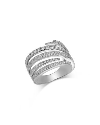 Diamond Ring in 14K White Gold, 1.25 tcw
