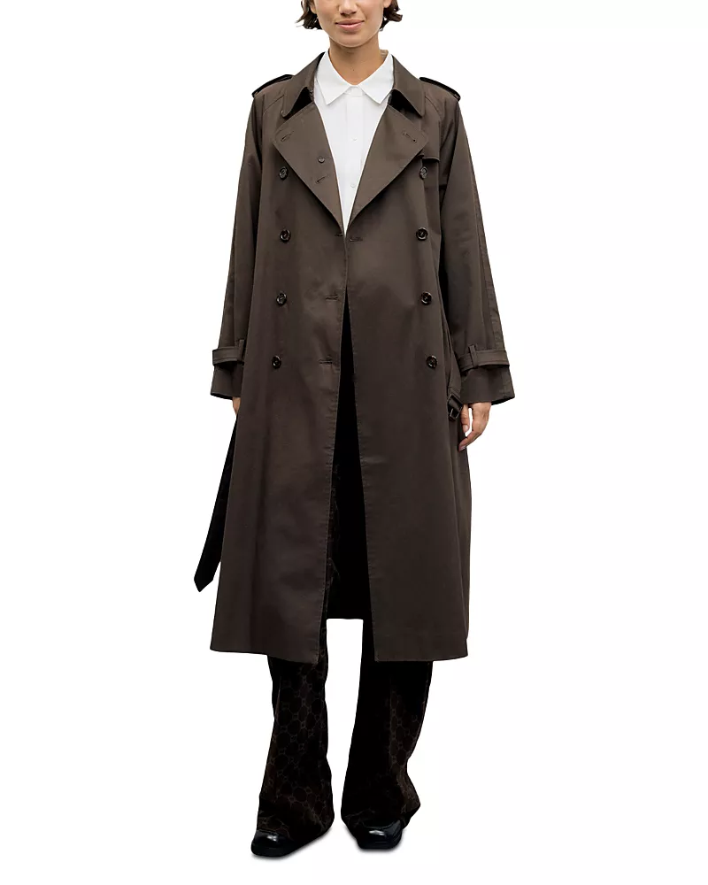 Gerard Darel Serge Long Trench Coat