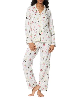 Bedhead Pajamas Minuet Toile Long Sleeve Classic Stretch Jersey Pajama Set - Exclusive