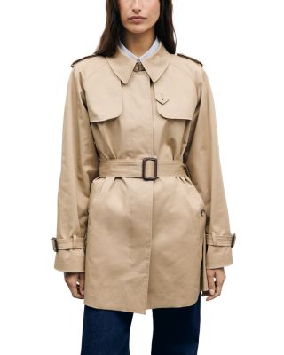 Vania Cotton Blend Trench Coat