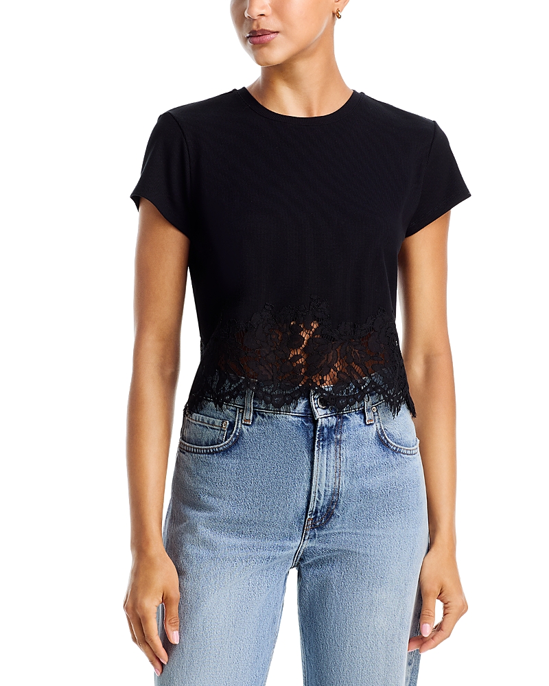 Generation Love Paige Rib Lace Combo Tee