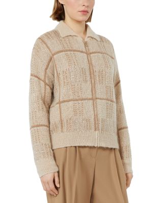 Mstegizio Embellished Jacquard Cardigan