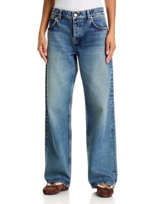 Mid Rise Baggy Jeans in Mariner