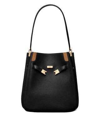 Lee Radziwell Leather Bucket Bag