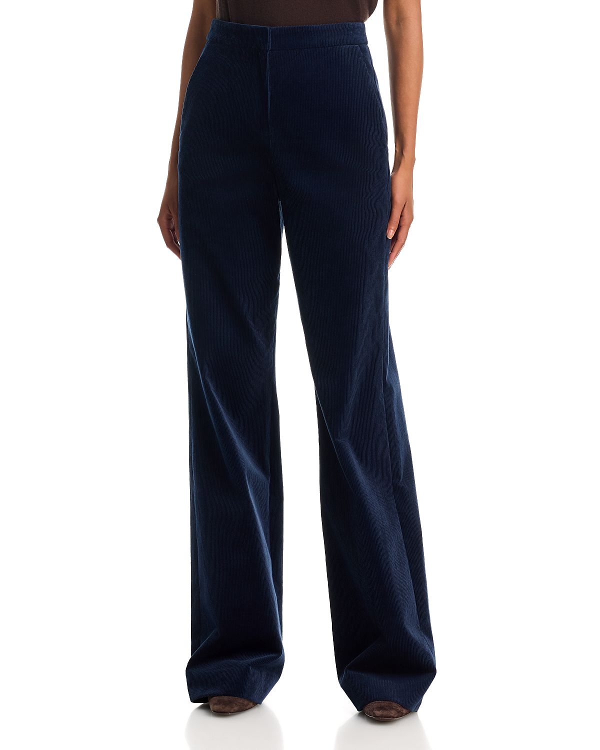 Veronica Beard Holt Corduroy Wide Leg Pants