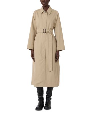 Wkdangus Belted Trench Coat