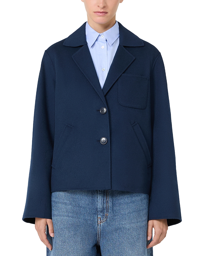 Weekend Max Mara Wkdpelota Wool Blend Collared Sweater