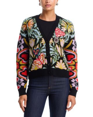 Psychedellic Amour Embellished Cardigan