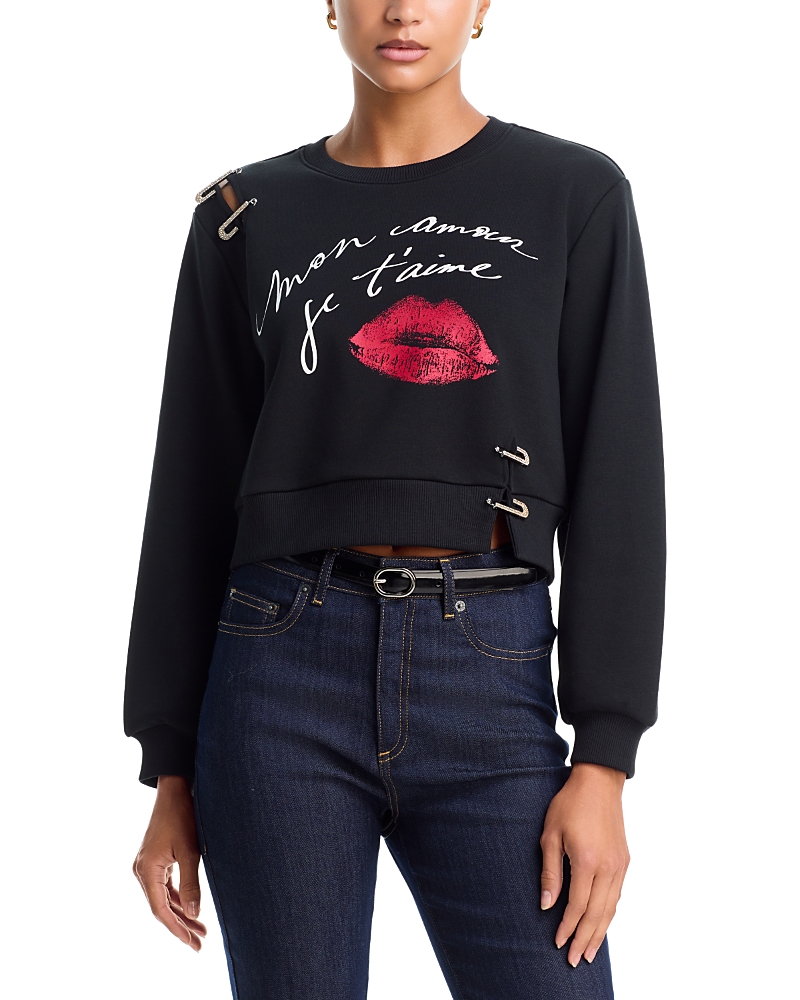 Cinq a Sept Savina Safety Pin Sweatshirt