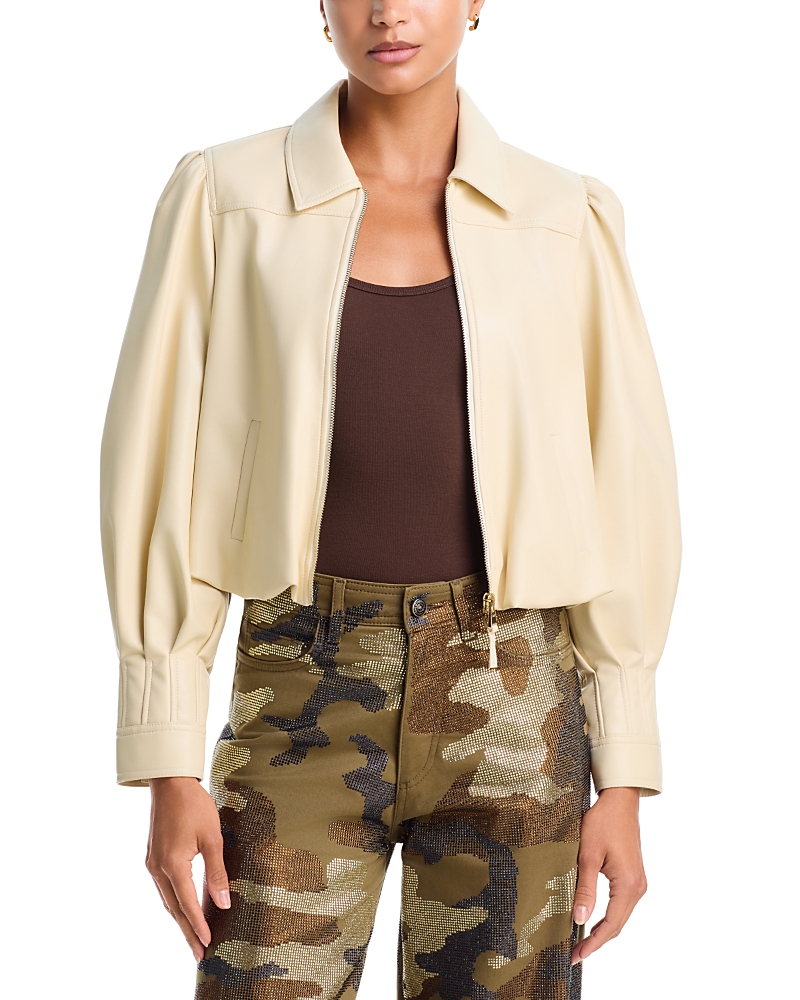 Cinq a Sept Estella Faux Leather Jacket