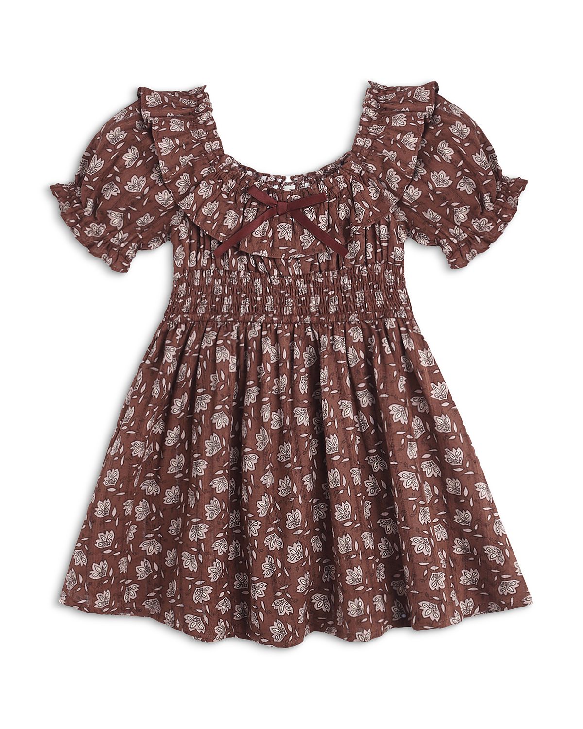 Rylee + Cru Girls' Dillion Iris Mullberry Dress - Little Kid, Big Kid